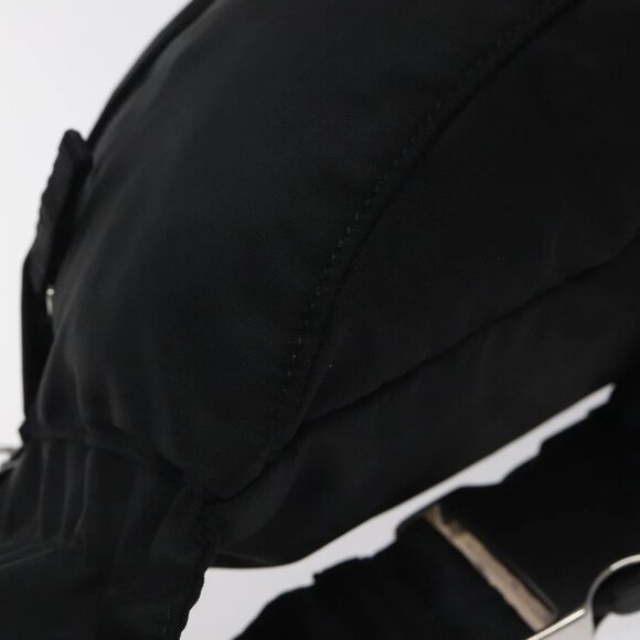 PRADA Waist bag Nylon Black Silver Auth 116632V - Picture 14 of 16